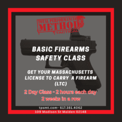 mass ltc, basic firearm's safety, gun safety class
